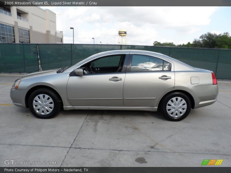 Liquid Silver Metallic / Gray 2006 Mitsubishi Galant ES