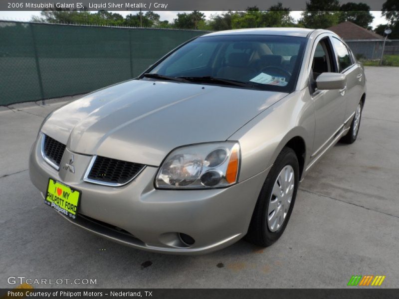 Liquid Silver Metallic / Gray 2006 Mitsubishi Galant ES