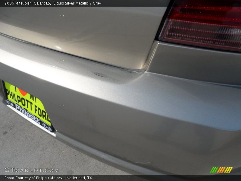Liquid Silver Metallic / Gray 2006 Mitsubishi Galant ES