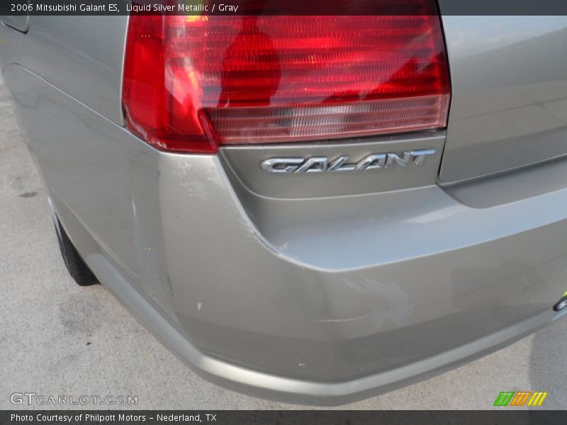 Liquid Silver Metallic / Gray 2006 Mitsubishi Galant ES