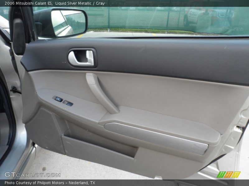 Liquid Silver Metallic / Gray 2006 Mitsubishi Galant ES