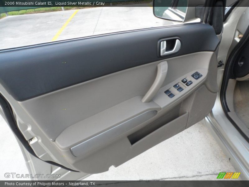 Liquid Silver Metallic / Gray 2006 Mitsubishi Galant ES