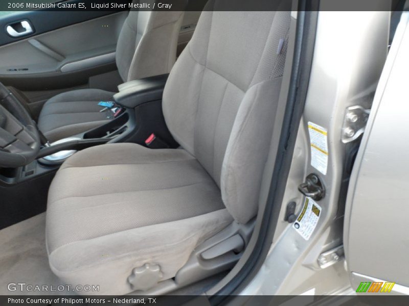Liquid Silver Metallic / Gray 2006 Mitsubishi Galant ES