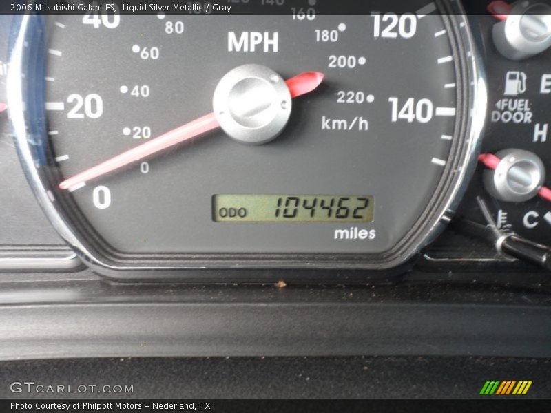 Liquid Silver Metallic / Gray 2006 Mitsubishi Galant ES