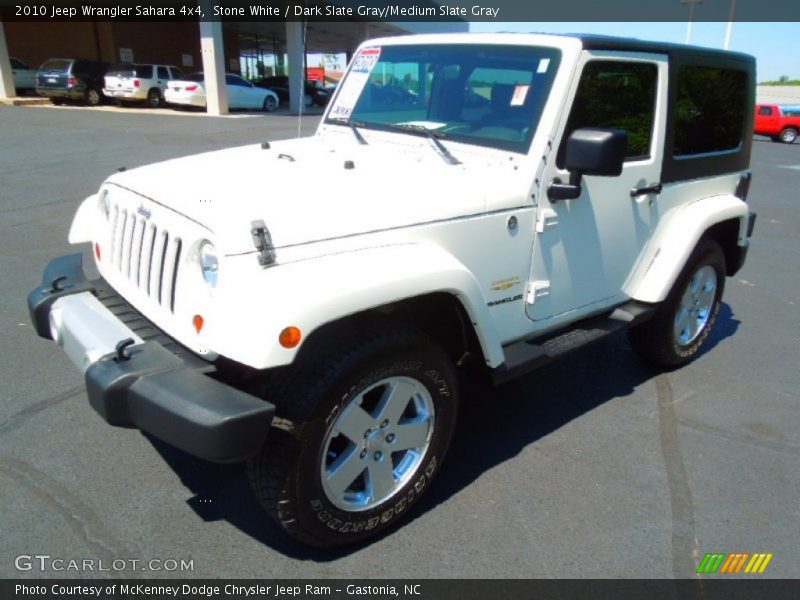 Stone White / Dark Slate Gray/Medium Slate Gray 2010 Jeep Wrangler Sahara 4x4