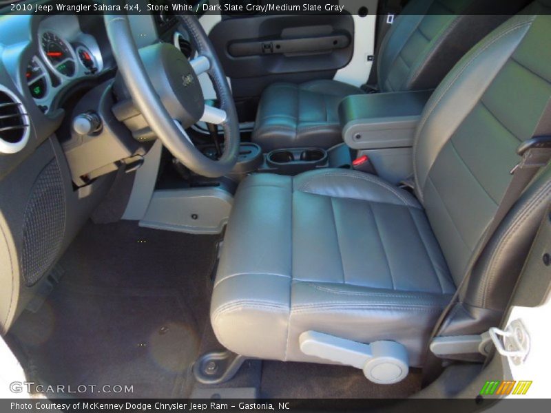 Stone White / Dark Slate Gray/Medium Slate Gray 2010 Jeep Wrangler Sahara 4x4