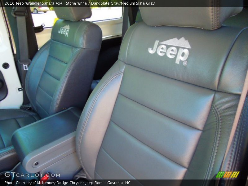 Stone White / Dark Slate Gray/Medium Slate Gray 2010 Jeep Wrangler Sahara 4x4