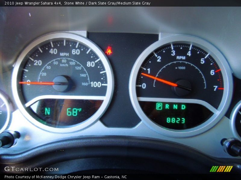Stone White / Dark Slate Gray/Medium Slate Gray 2010 Jeep Wrangler Sahara 4x4