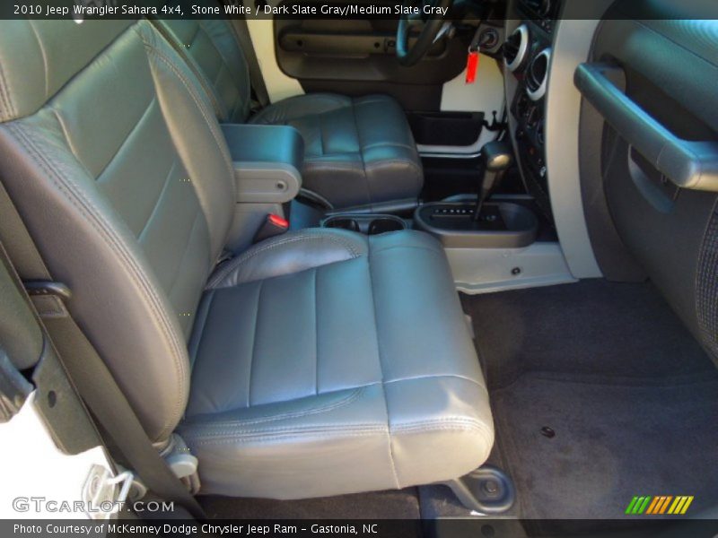 Stone White / Dark Slate Gray/Medium Slate Gray 2010 Jeep Wrangler Sahara 4x4