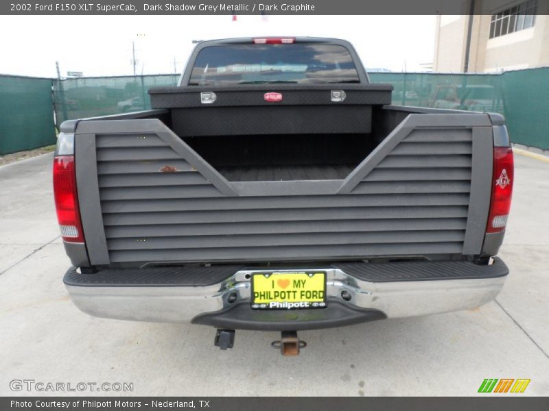 Dark Shadow Grey Metallic / Dark Graphite 2002 Ford F150 XLT SuperCab