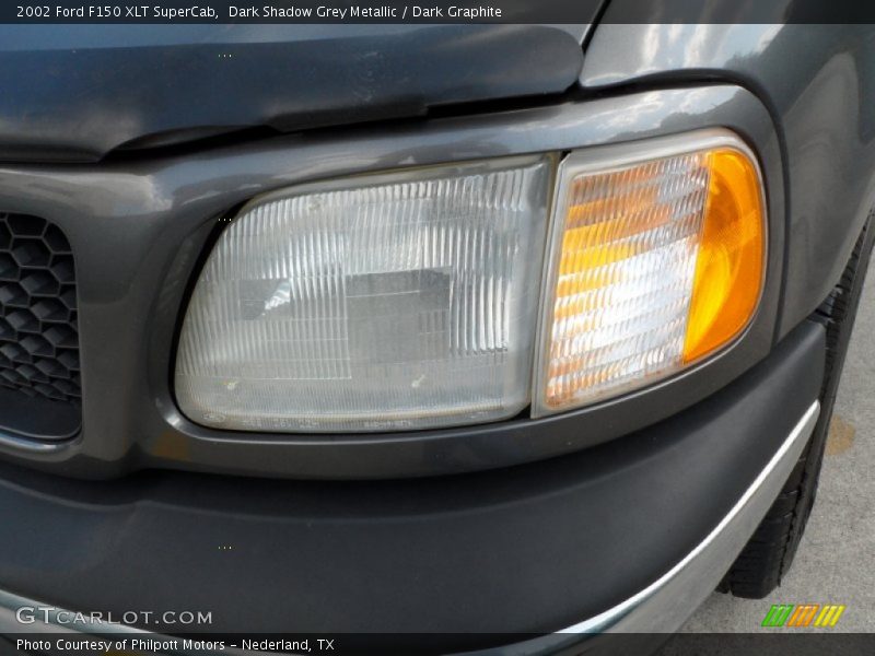 Dark Shadow Grey Metallic / Dark Graphite 2002 Ford F150 XLT SuperCab