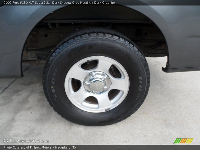 Dark Shadow Grey Metallic / Dark Graphite 2002 Ford F150 XLT SuperCab