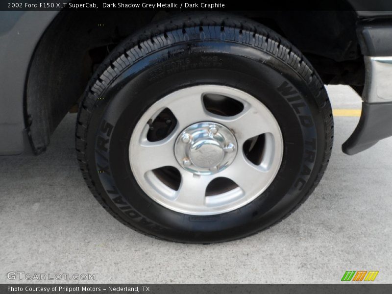 Dark Shadow Grey Metallic / Dark Graphite 2002 Ford F150 XLT SuperCab