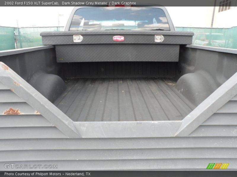 Dark Shadow Grey Metallic / Dark Graphite 2002 Ford F150 XLT SuperCab