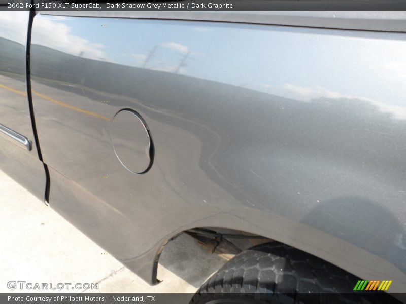 Dark Shadow Grey Metallic / Dark Graphite 2002 Ford F150 XLT SuperCab