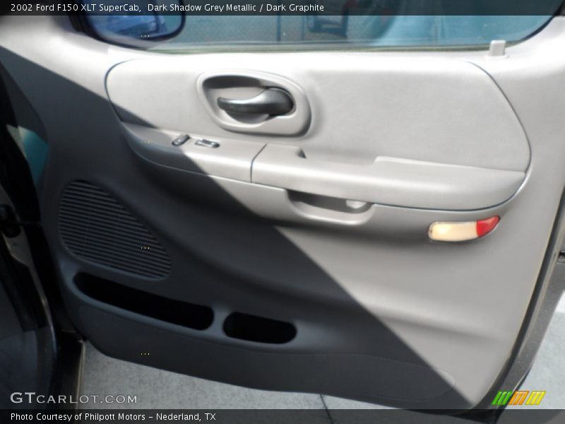 Dark Shadow Grey Metallic / Dark Graphite 2002 Ford F150 XLT SuperCab