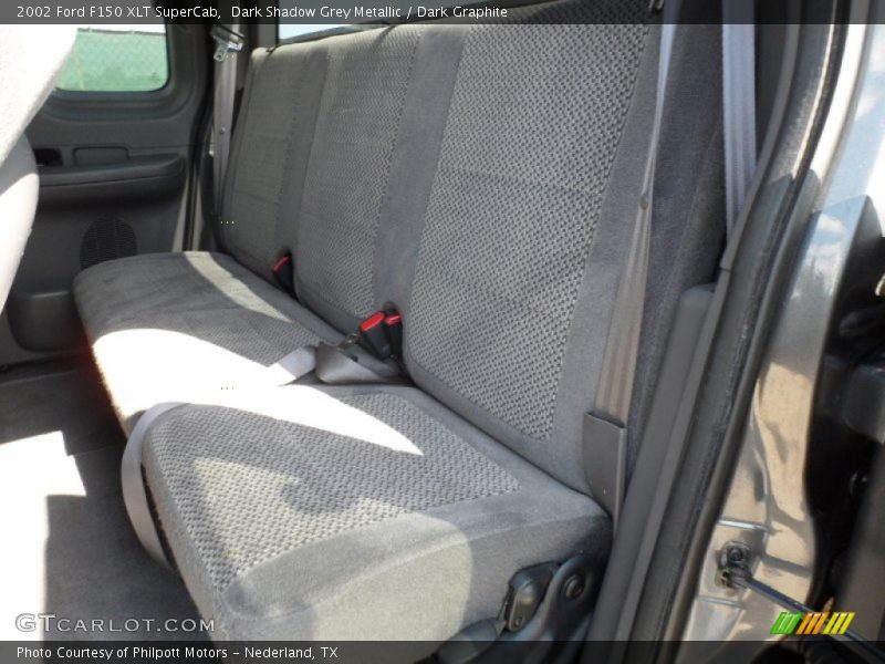 Dark Shadow Grey Metallic / Dark Graphite 2002 Ford F150 XLT SuperCab