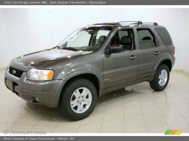 Dark Shadow Grey Metallic / Ebony Black 2003 Ford Escape Limited 4WD