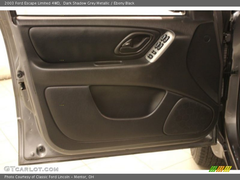Dark Shadow Grey Metallic / Ebony Black 2003 Ford Escape Limited 4WD