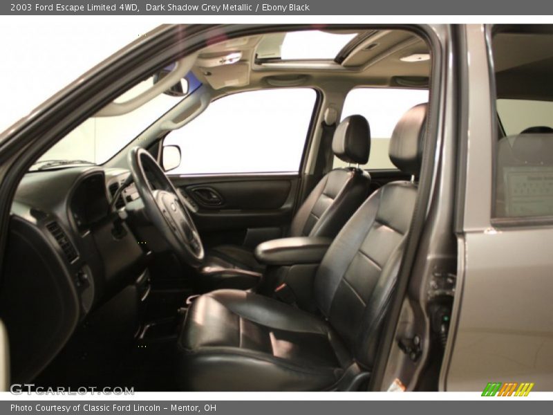 Dark Shadow Grey Metallic / Ebony Black 2003 Ford Escape Limited 4WD
