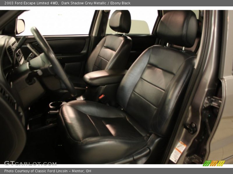 Dark Shadow Grey Metallic / Ebony Black 2003 Ford Escape Limited 4WD