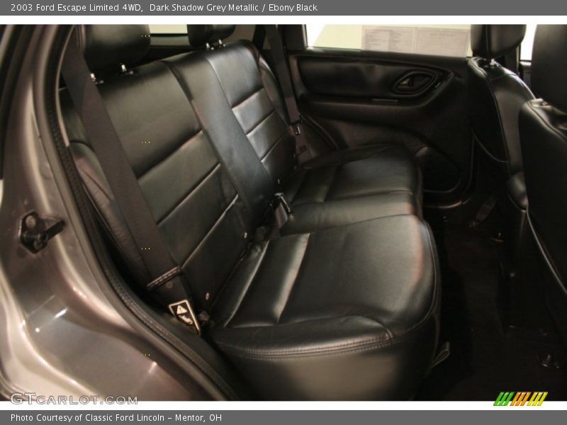 Dark Shadow Grey Metallic / Ebony Black 2003 Ford Escape Limited 4WD
