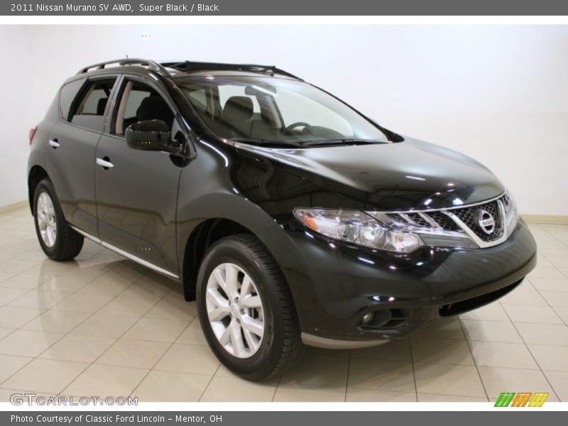 Super Black / Black 2011 Nissan Murano SV AWD