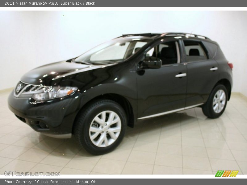 Super Black / Black 2011 Nissan Murano SV AWD