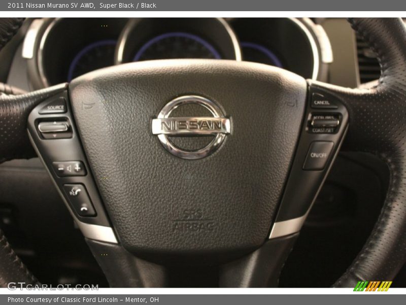 Super Black / Black 2011 Nissan Murano SV AWD