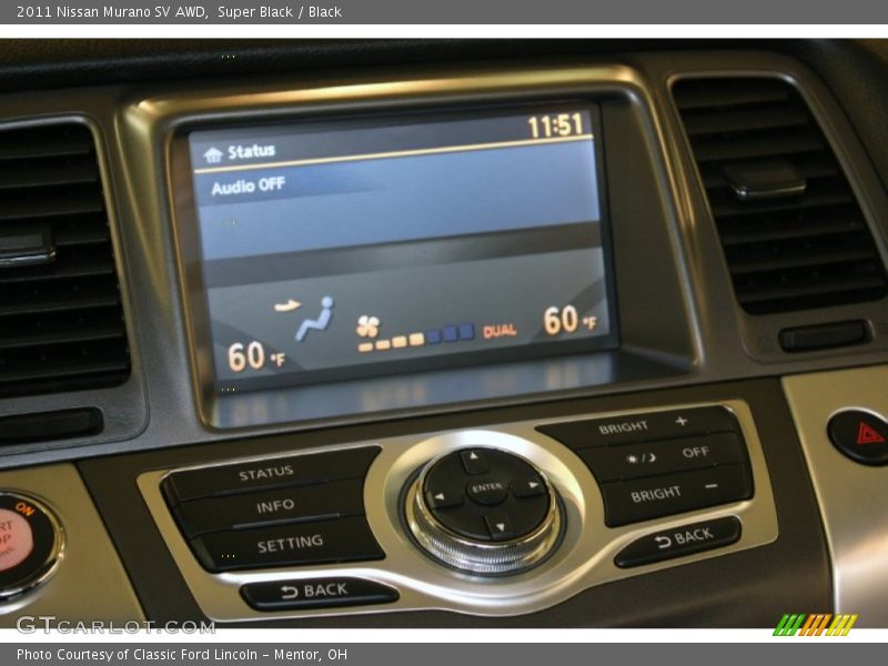 Super Black / Black 2011 Nissan Murano SV AWD