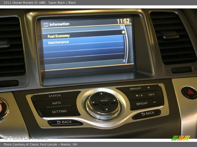 Super Black / Black 2011 Nissan Murano SV AWD