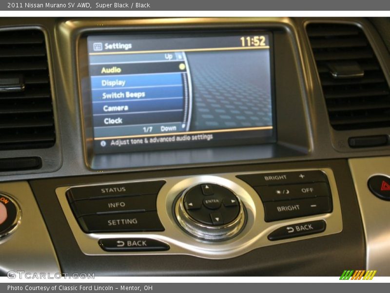 Super Black / Black 2011 Nissan Murano SV AWD