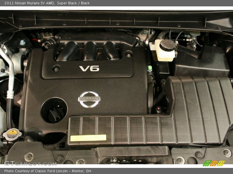 Super Black / Black 2011 Nissan Murano SV AWD