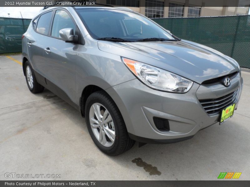 Graphite Gray / Black 2012 Hyundai Tucson GLS