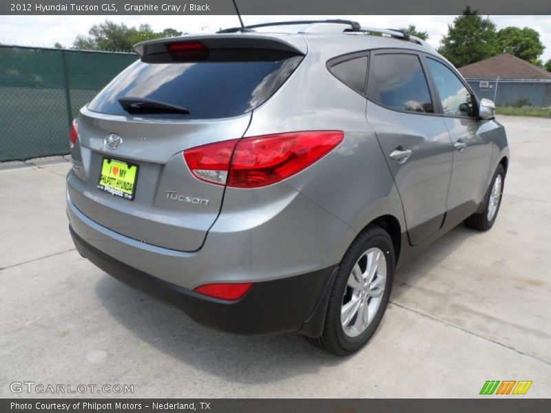 Graphite Gray / Black 2012 Hyundai Tucson GLS