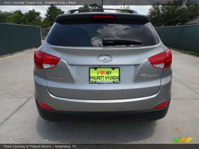 Graphite Gray / Black 2012 Hyundai Tucson GLS