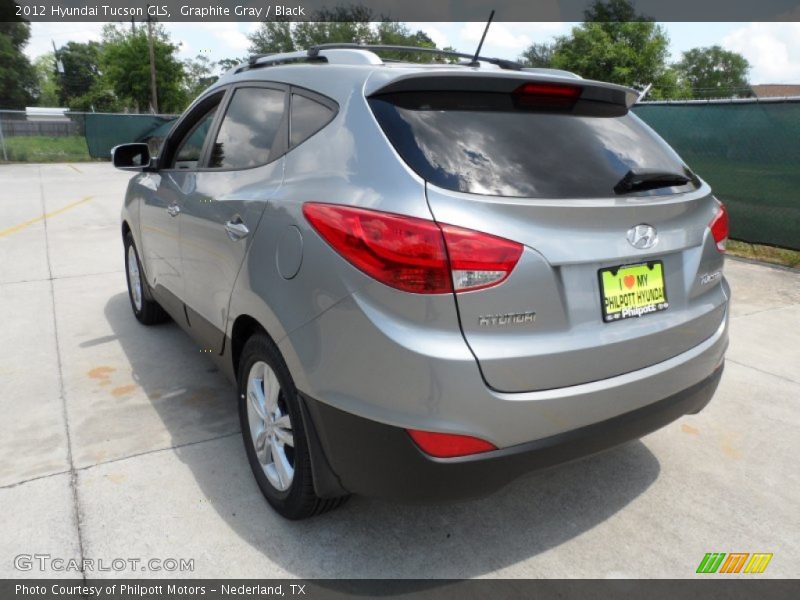 Graphite Gray / Black 2012 Hyundai Tucson GLS