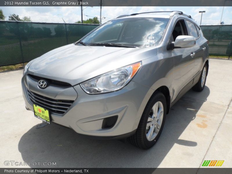 Graphite Gray / Black 2012 Hyundai Tucson GLS