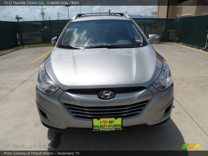 Graphite Gray / Black 2012 Hyundai Tucson GLS