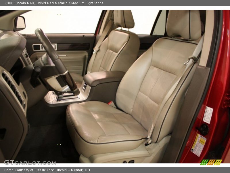 Vivid Red Metallic / Medium Light Stone 2008 Lincoln MKX