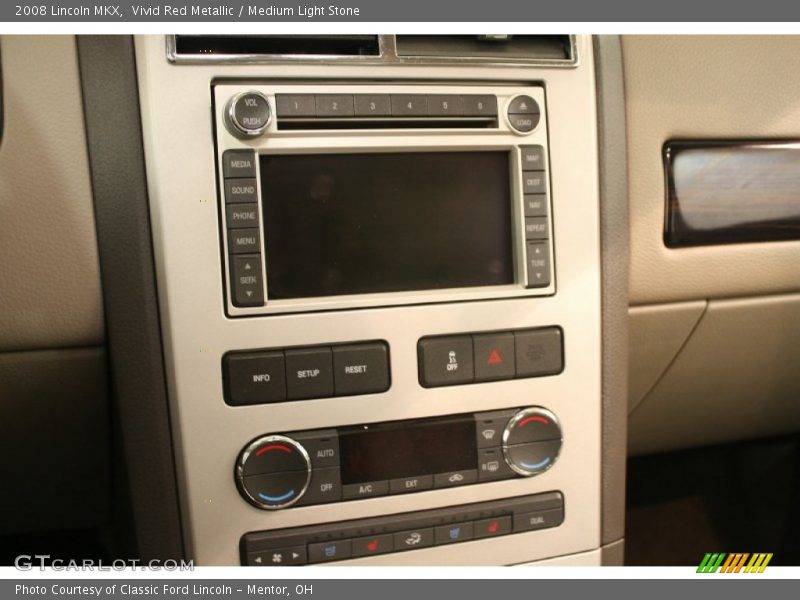 Vivid Red Metallic / Medium Light Stone 2008 Lincoln MKX