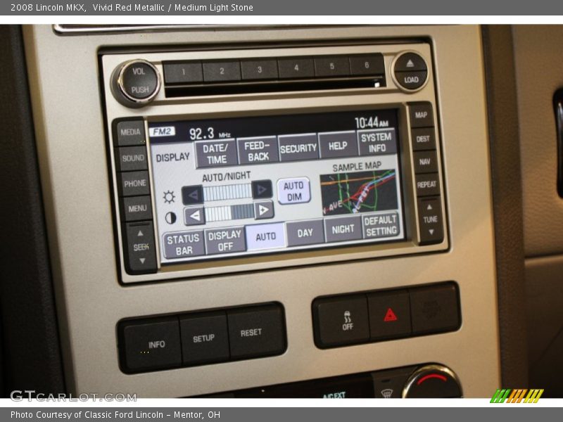 Vivid Red Metallic / Medium Light Stone 2008 Lincoln MKX