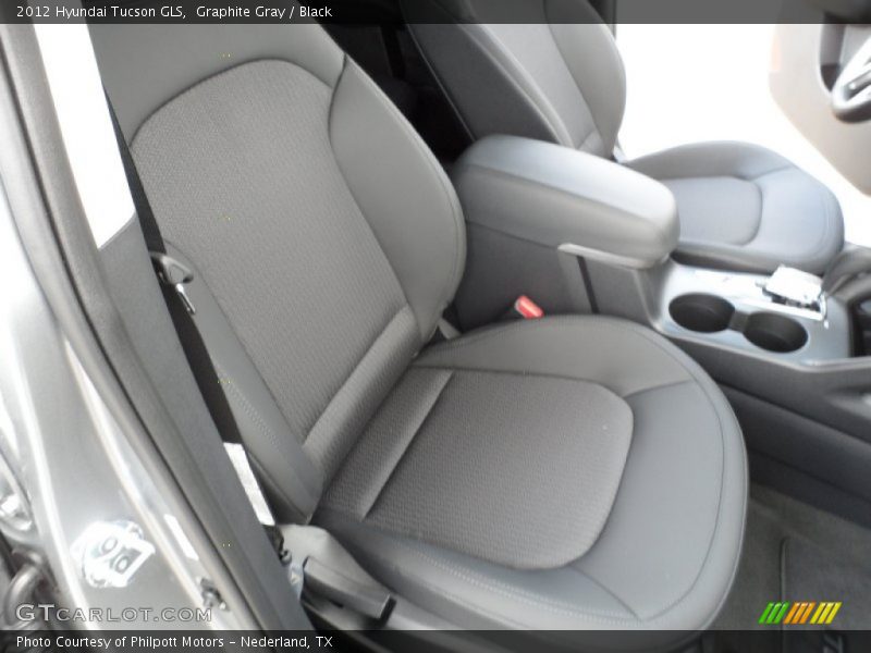 Graphite Gray / Black 2012 Hyundai Tucson GLS