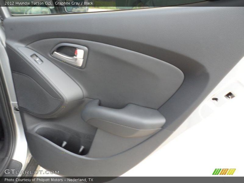Graphite Gray / Black 2012 Hyundai Tucson GLS