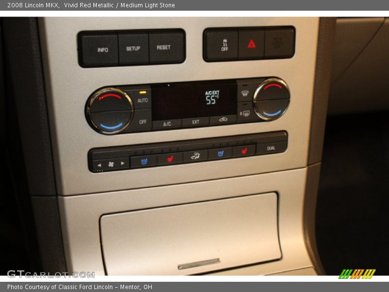Vivid Red Metallic / Medium Light Stone 2008 Lincoln MKX