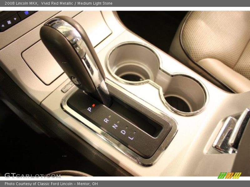 Vivid Red Metallic / Medium Light Stone 2008 Lincoln MKX