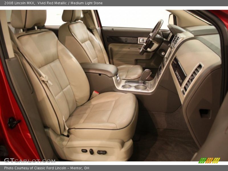 Vivid Red Metallic / Medium Light Stone 2008 Lincoln MKX