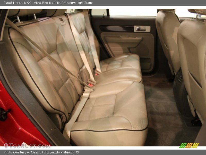 Vivid Red Metallic / Medium Light Stone 2008 Lincoln MKX