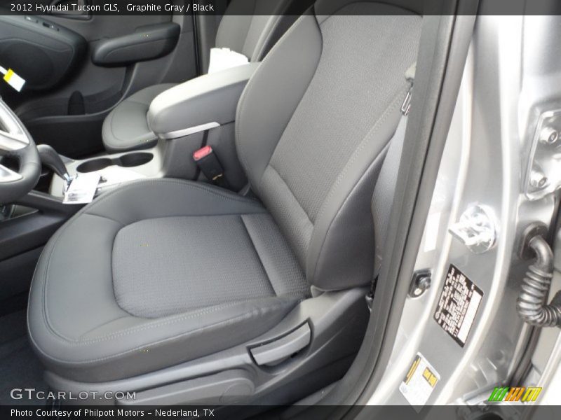 Graphite Gray / Black 2012 Hyundai Tucson GLS