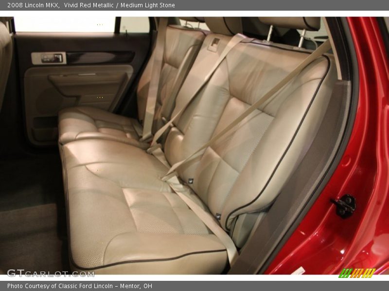 Vivid Red Metallic / Medium Light Stone 2008 Lincoln MKX